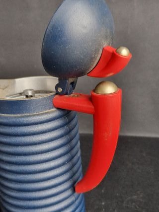 Caffettiera Calderoni Memphis Blu/Rosso