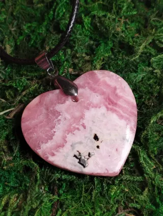 Colgante Corazón Rodocrosita