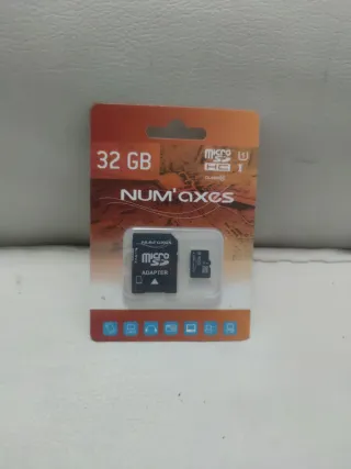 Tarjeta Micro SD HC class 10 NUM'axes 32 GB