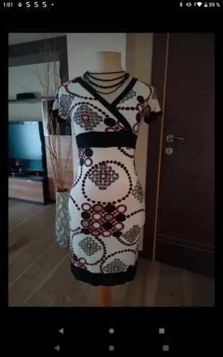 Vestido estampado licra