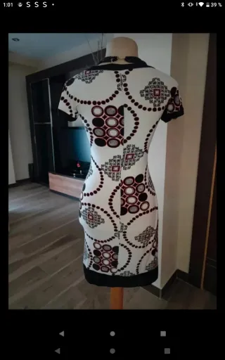 Vestido estampado licra