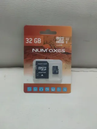 Tarjeta Micro SD 32 GB NUM'axes con Adaptador
