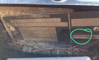 Tata 309134 cinturón seguridad tras izq safari