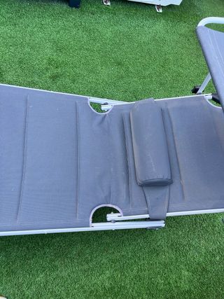 Tumbona Kesser regulable con parasol