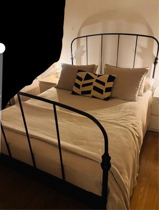 Cama Ikea Forja Negra
