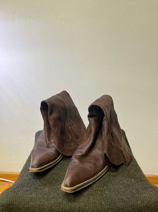 Botas de cowboy marrones