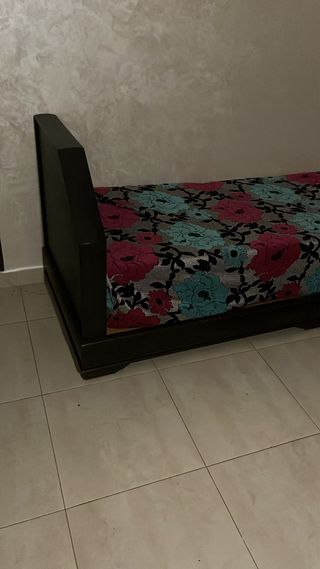 Salita de tela con estampado floral