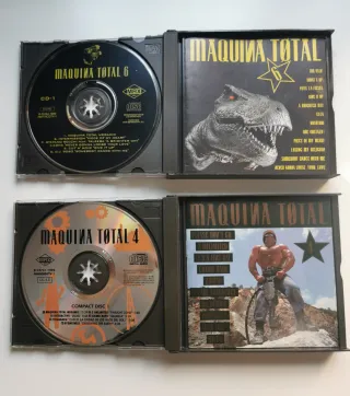 CD's Maquina Total 6 y 4.