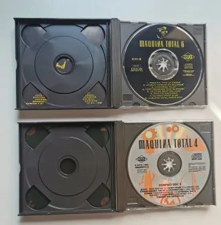 CD's Maquina Total 6 y 4.