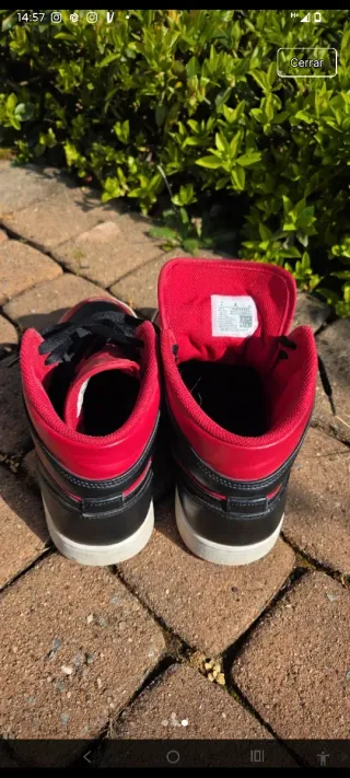 Nike Jordan Air 1 Rojo y Negro