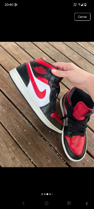 Nike Jordan Air 1 Rojo y Negro