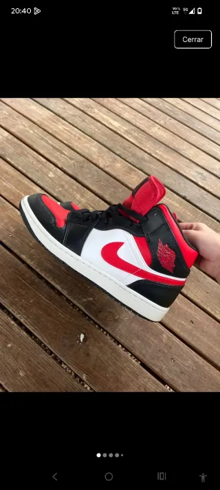 Nike Jordan Air 1 Rojo y Negro