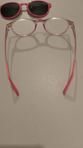 Montatura occhiali bimba con doppia mascherina