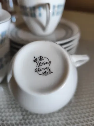 Juego café Liling porcelana fina