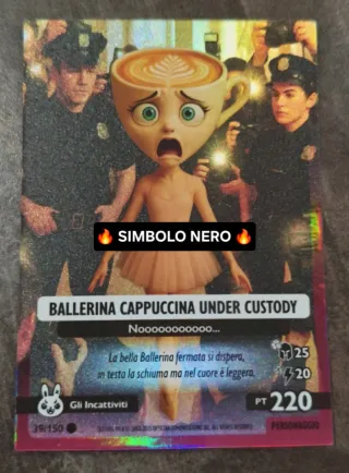 Carta Brainrot 19 Nucleare ☢️⚫ Simbolo Nero - Beta