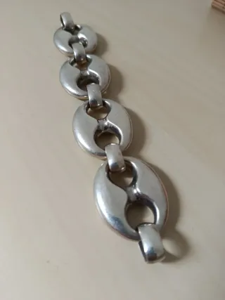 Pulsera Plata 925 Calabrotes. 120 gramos