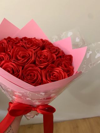 Flores eternas de cetim - buquês