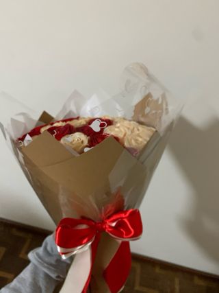 Flores eternas de cetim - buquês