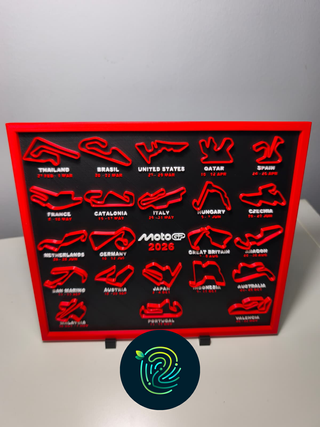 Calendario Moto GP 2016 3D