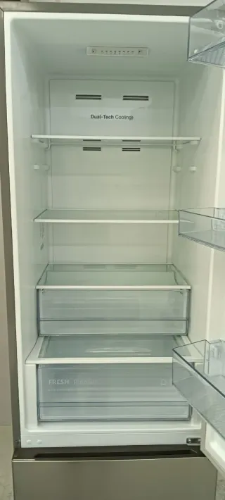 Nevera no Frost energía A+Hisense plateada