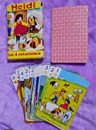 Juego de cartas Heidi las 4 estaciones