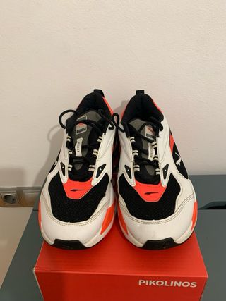 Zapatillas Puma RS-System Naranja Blanco