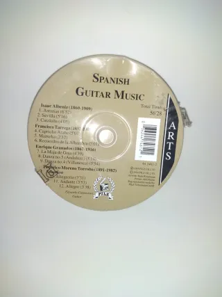 CD Música Guitarra Española Albéniz Tárrega