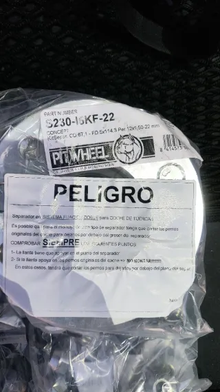 Separadores de Ruedas Pit Wheel (4 unidades)