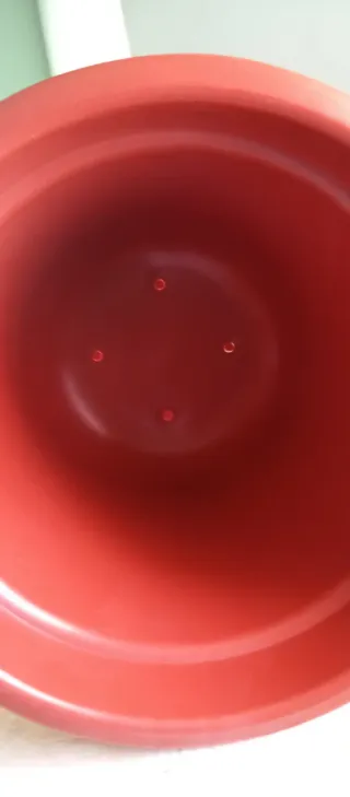 Maceta grande marrón 60 cm