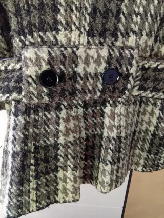 Elegante abrigo Zara pata de gallo T.34