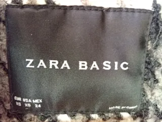 Elegante abrigo Zara pata de gallo T.34