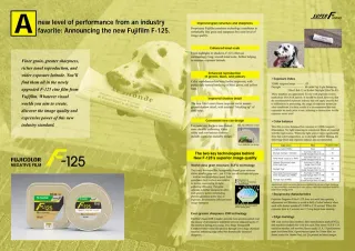 5 x Pellicole 35mm Fujifilm F-125 [ECN2]