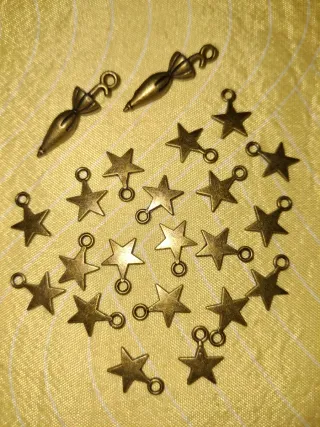 17 Colgantes Metálicos Estilo Vintage