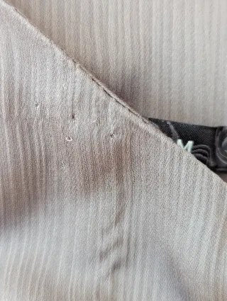 Vestido largo gris corte imperio