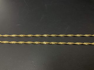 cadena oro 18k 24cm