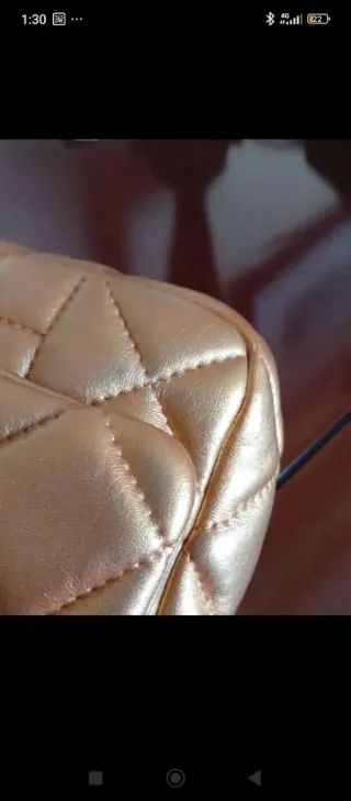 Bolso Purificación García Piel Dorado