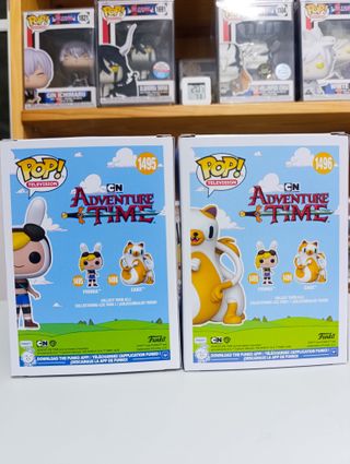 Funko Pop! Adventure Time Fionna 1495 y Cake 1496