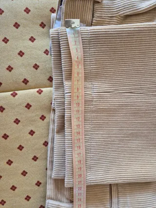 Pantalón de pana Rigoletto beige