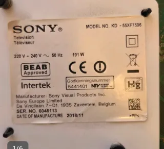 Placa Main Sony KD-55XF7596