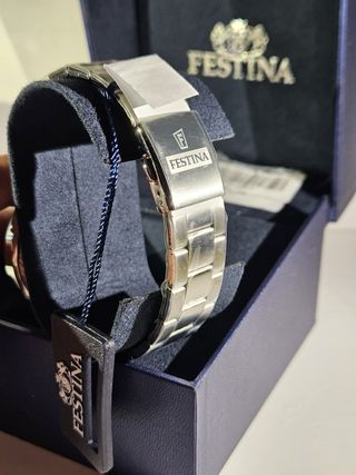 Orologio Festina Cronografo Nero Argento