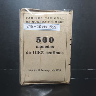 500 Monedas 10 Céntimos 1959 FNMT