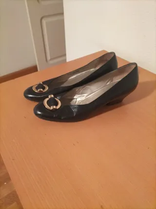 Zapatos Bruno Magli Piel Talla 39 Negros