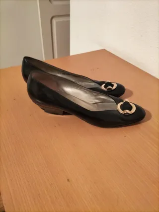 Zapatos Bruno Magli Piel Talla 39 Negros