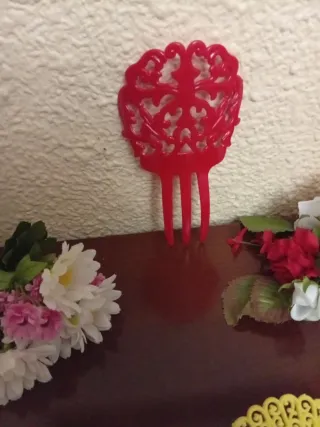 Accesorios traje gitana: peinetas, collares pulser