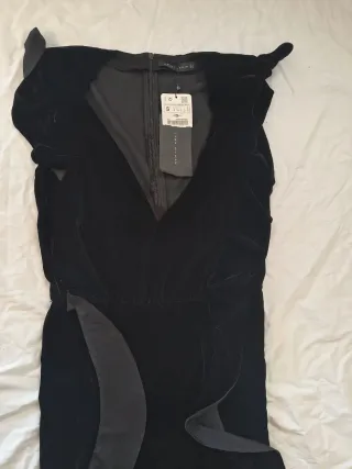 Tuta intera nera Zara woman con cartellino