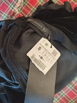 Tuta intera nera Zara woman con cartellino