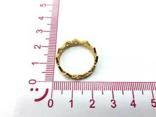 anillo oro 18k con piedra con circonita