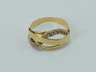 anillo oro 18k con piedra con amatista