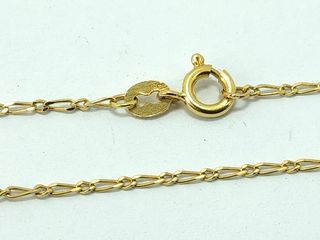 cadena oro 18k 27cm