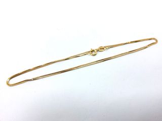 cadena oro 18k 22cm